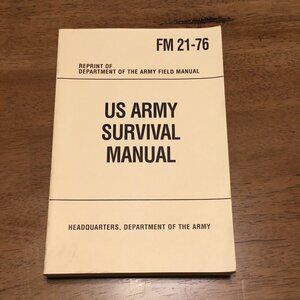 New - FM 21-76 - US Army Survival Manual/Book